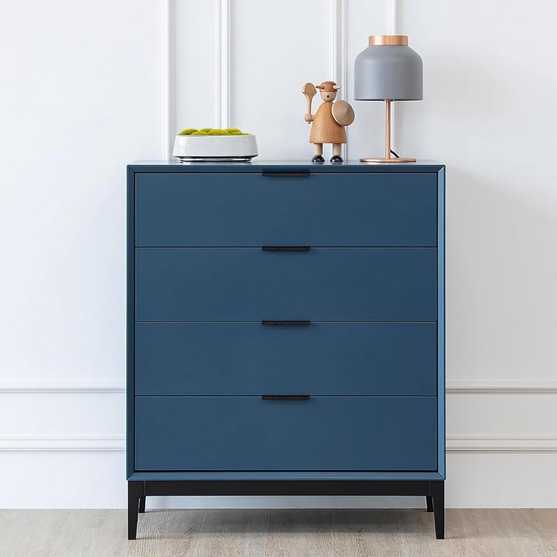Ismoon Blue Wallpaper Modern Solid Color Peel and Stick Wallpaper Cobalt Blue Contact Paper Pure Textured Removable Self-Adhesive Wall Paper for Bathroom Cabinets Decor Vinyl 17.7inx197in - Image 4